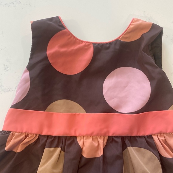 Very cute polkadotted, lined party dress. Girls size 3 year - Picture 2 of 8